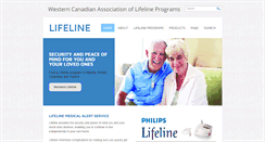 Desktop Screenshot of canwestlifeline.com